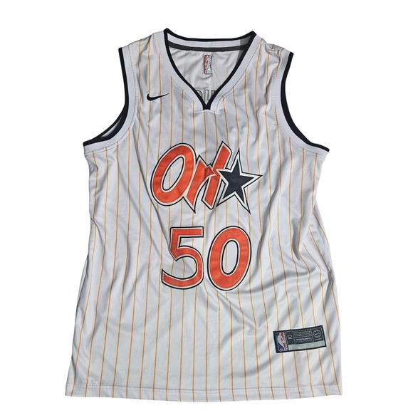 Nike Other - Nike Orlando Magic Cole Anthony 50 City Edition Jersey White Orange Mens 52 XL